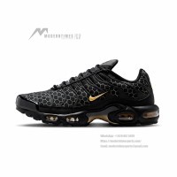 Nike Air Max Plus Black Honey IQ0287-010 TN Sneakers – Honeycomb Pattern Tuned Air Streetwear Shoes for Men