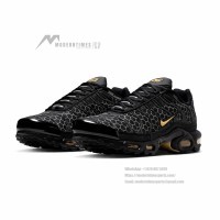 Nike Air Max Plus Black Honey IQ0287-010 TN Sneakers – Honeycomb Pattern Tuned Air Streetwear Shoes for Men