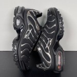 Nike Air Max Plus HJ9743-001 Black Metallic Silver TN sneakers for dark techwear outfits