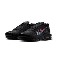 Nike Air Max Plus FJ4224-001 Black Multi Swoosh TN Sneakers – Layered Logo Streetwear Shoes for Men