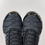 Nike Air Max Plus FJ4224-001 Black Multi Swoosh TN sneakers with layered logo streetwear styling