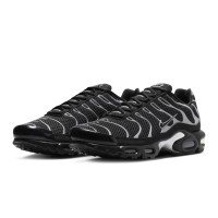 Nike Air Max Plus HQ3029-001 Black Reflective Metallic Silver TN Sneakers – Reflective Streetwear Shoes for Men