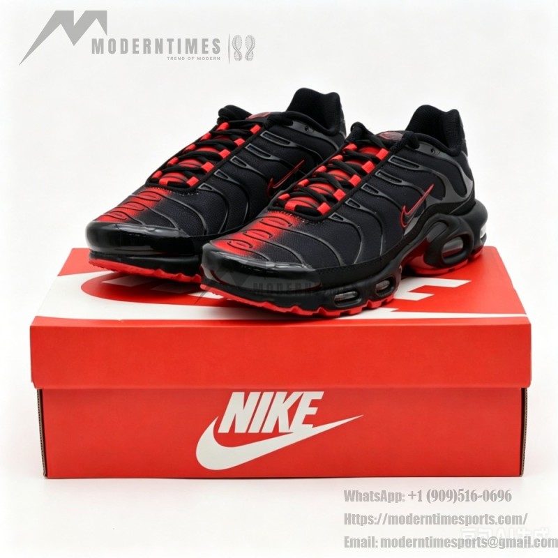 Nike Air Max Plus IM4868-010 Darth Vader Red Lightsaber TN sneakers for dark streetwear outfits