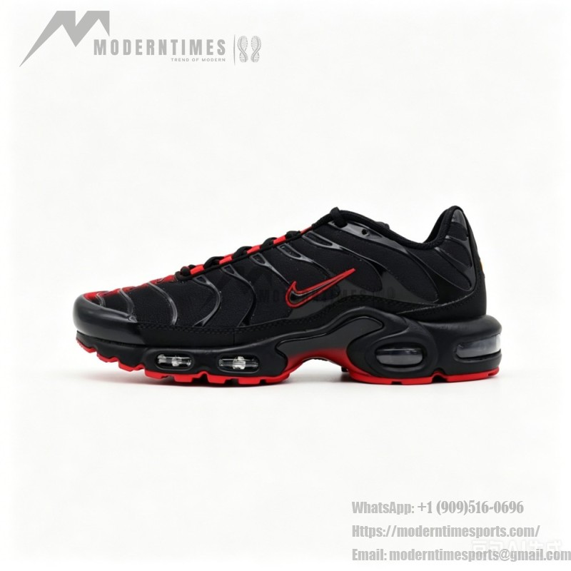 Nike Air Max Plus IM4868-010 Darth Vader Red Lightsaber TN sneakers for dark streetwear outfits
