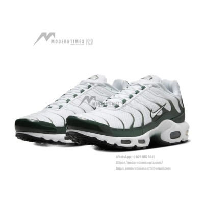 Nike Air Max Plus Premium FV6057-100 White Vintage Green TN Sneakers – Retro Lifestyle Streetwear Shoes for Men