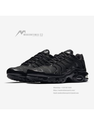 Nike Air Max Plus 604133-050 Triple Black TN Sneakers – All Black Streetwear Shoes for Men