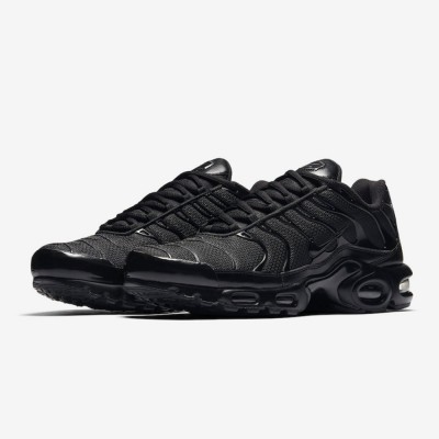 Nike Air Max Plus 604133-050 Triple Black TN Sneakers – All Black Streetwear Shoes for Men