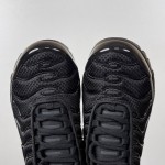 Nike Air Max Plus 604133-050 Triple Black TN sneakers with all-black streetwear styling
