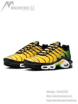 Nike Air Max Plus IB7671-700 Varsity Maize Pine Green TN Sneakers – Tropical Voltage Streetwear Shoes for Men