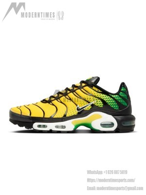 Nike Air Max Plus IB7671-700 Varsity Maize Pine Green TN Sneakers – Tropical Voltage Streetwear Shoes for Men