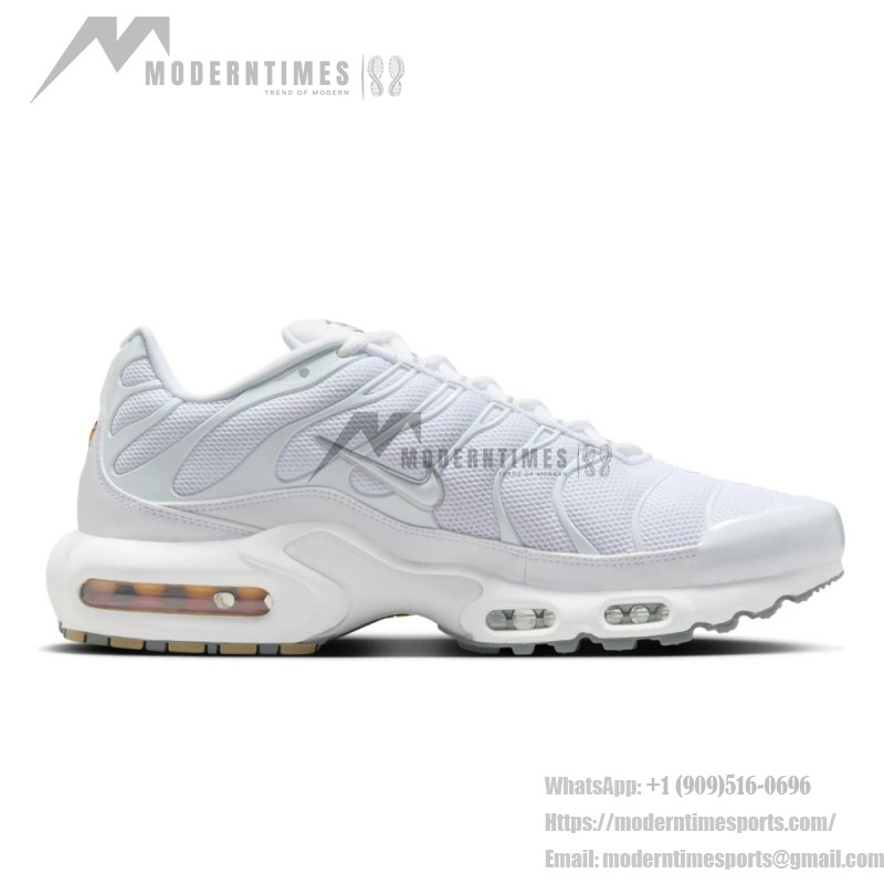 Nike Air Max Plus 604133-139 White Cool Grey TN sneakers with clean lifestyle design