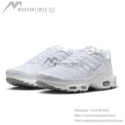 Nike Air Max Plus 604133-139 White Cool Grey TN Sneakers – Clean Lifestyle Streetwear Shoes for Men