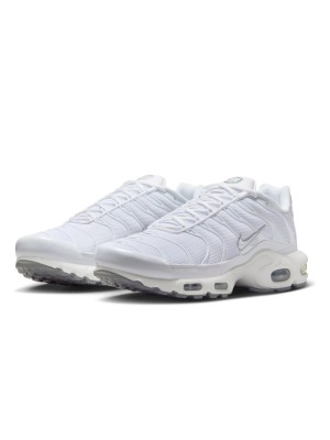 Nike Air Max Plus 604133-139 White Cool Grey TN Sneakers – Clean Lifestyle Streetwear Shoes for Men