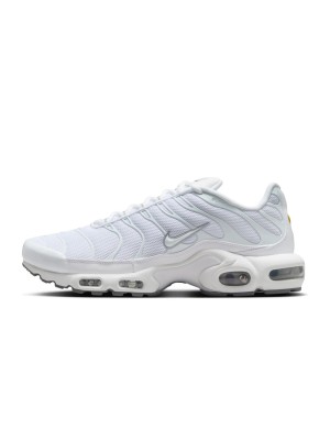 Nike Air Max Plus 604133-139 White Cool Grey TN Sneakers – Clean Lifestyle Streetwear Shoes for Men