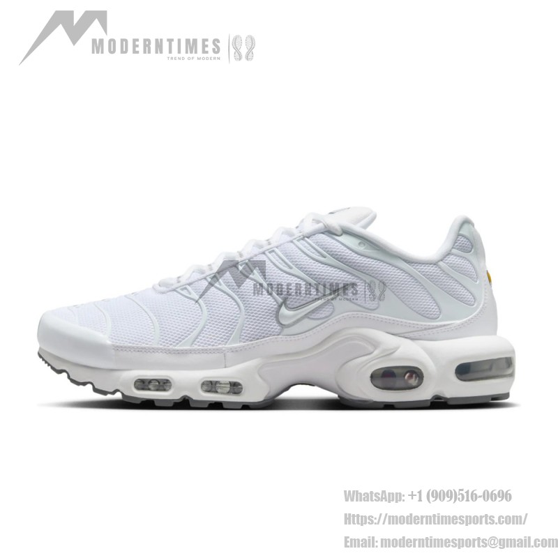 Nike Air Max Plus 604133-139 White Cool Grey TN sneakers with clean lifestyle design