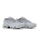 Nike Air Max Plus White Pure Platinum TN sneakers with monochrome streetwear design