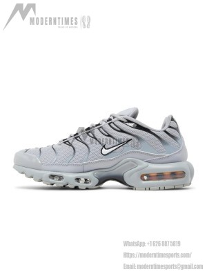 Nike Air Max Plus 852630-021 Metallic Silver Black TN Sneakers – Chrome Pulse Streetwear Shoes for Men