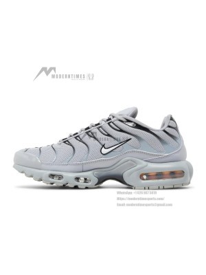 Nike Air Max Plus 852630-021 Metallic Silver Black TN Sneakers – Chrome Pulse Streetwear Shoes for Men