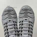 Nike Air Max Plus White Pure Platinum TN sneakers with monochrome streetwear design