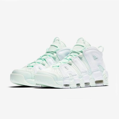 Nike Air More Uptempo “Barely Green” Classic Basketball Shoes 917593-300 Authentic Limited Edition