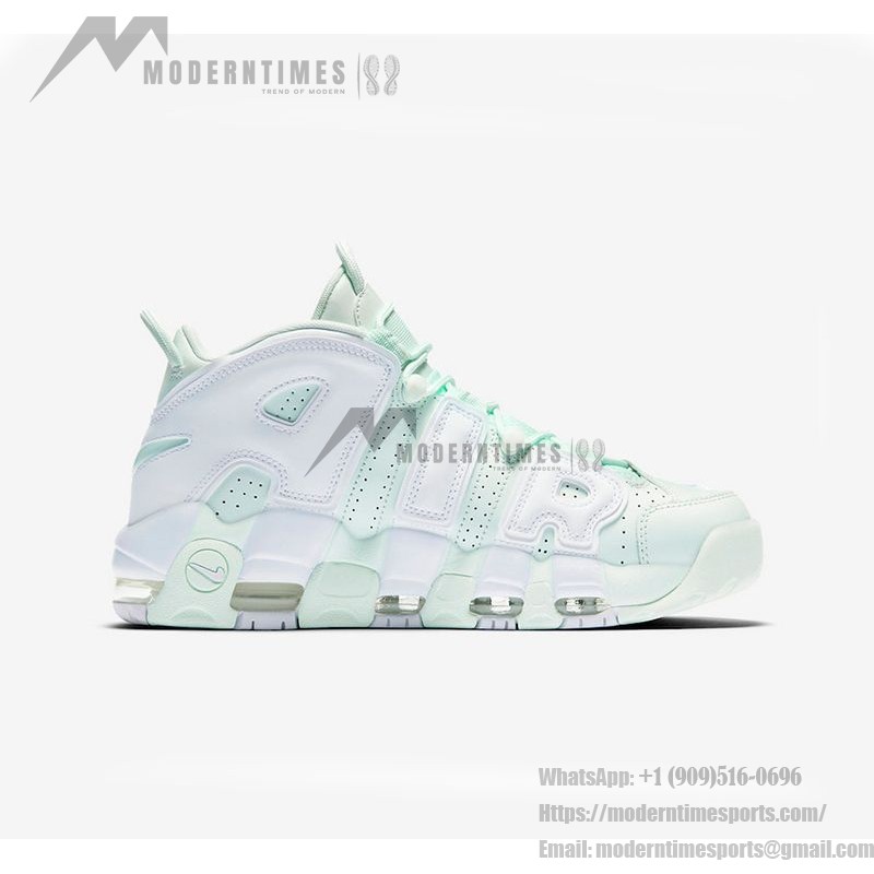 Nike Air More Uptempo “Barely Green” Classic Basketball Shoes 917593-300