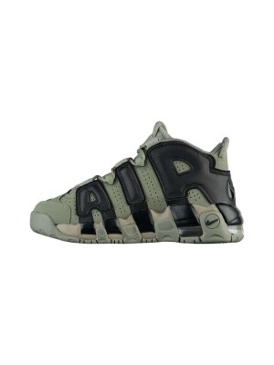 ナイキ Air More Uptempo GS ユース クラシック レトロ バスケットボールシューズ | ブラック＆ホワイト | 415082-007