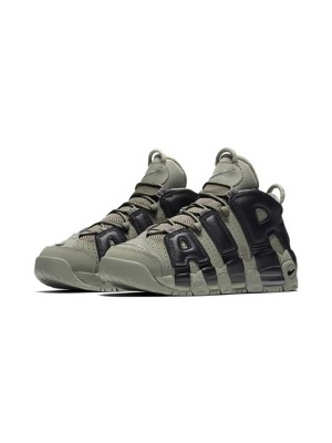 ナイキ Air More Uptempo GS ユース クラシック レトロ バスケットボールシューズ | ブラック＆ホワイト | 415082-007