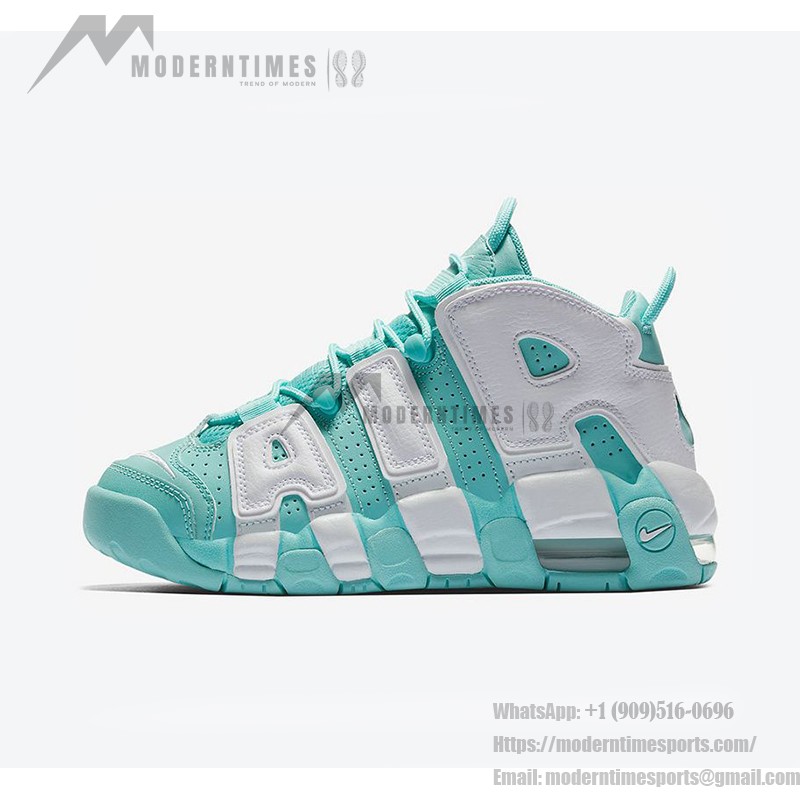 Nike Air More Uptempo GS “Island Green” Youth Basketball Shoes