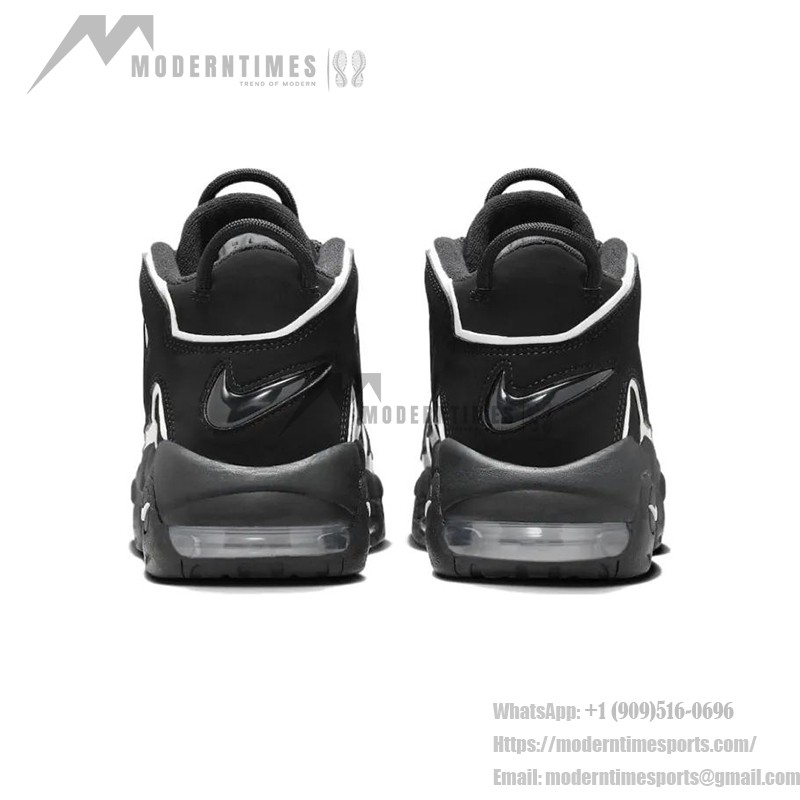 Nike Air More Uptempo Black & White - Iconic Retro Basketball Sneakers