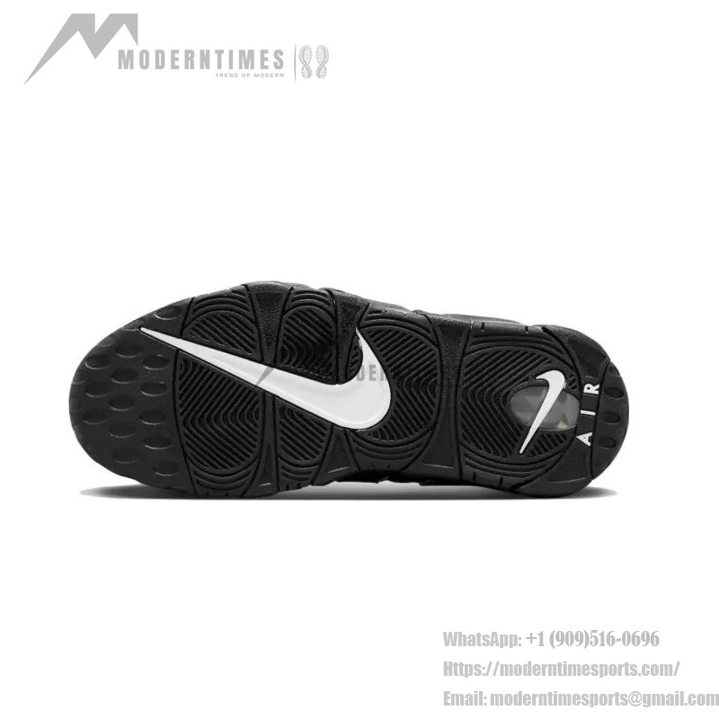 Nike Air More Uptempo Black & White - Iconic Retro Basketball Sneakers