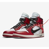 Off-White x Air Jordan 1 콜라보 “The Ten” AA3834-101 아이코닉 해체 디자인 리미티드 에디션