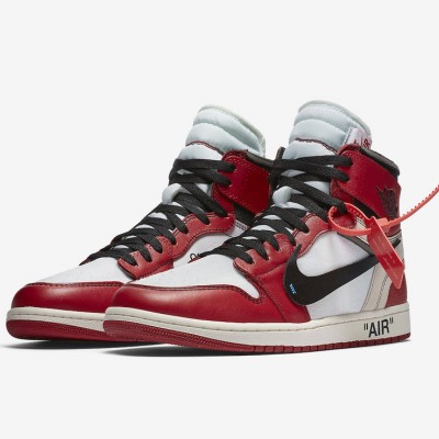 Off-White x Air Jordan 1 Collab “The Ten” AA3834-101 Iconic Deconstructed Limited Edition