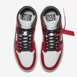 Off-White x Air Jordan 1 콜라보 “The Ten” AA3834-101 아이코닉 해체 디자인 리미티드 에디션