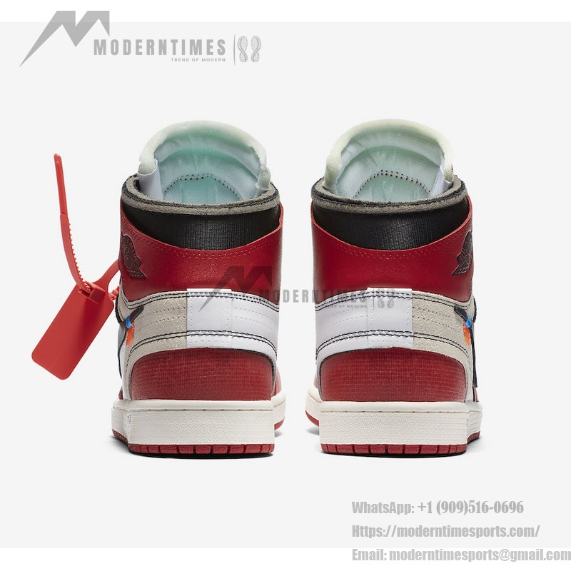 Off-White x Air Jordan 1 콜라보 “The Ten” AA3834-101 아이코닉 해체 디자인 리미티드 에디션