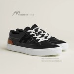 Hermès Deep leather sneakers unisex luxury low-top designer shoes