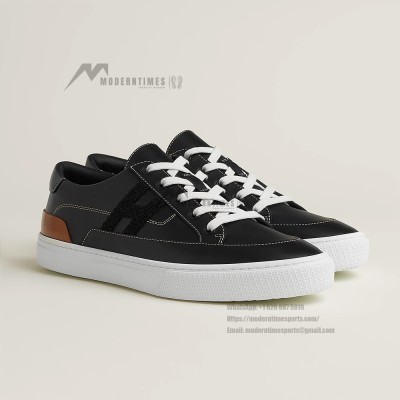 Hermès Deep Leather Sneakers H242850ZH01390 – Unisex Luxury Low-Top Designer Shoes for Everyday Wear