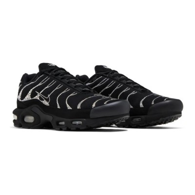 Swarovski x Nike Air Max Plus Moonlight Black Crystal FZ4237-001 TN Sneakers – Reflective Luxury Streetwear Shoes for Men & Women