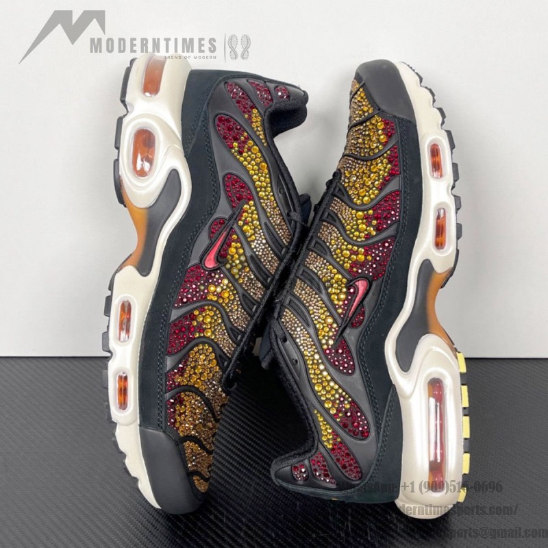 Swarovski x Nike Air Max Plus Sunset FZ9042-001 gradient reflective TN sneakers