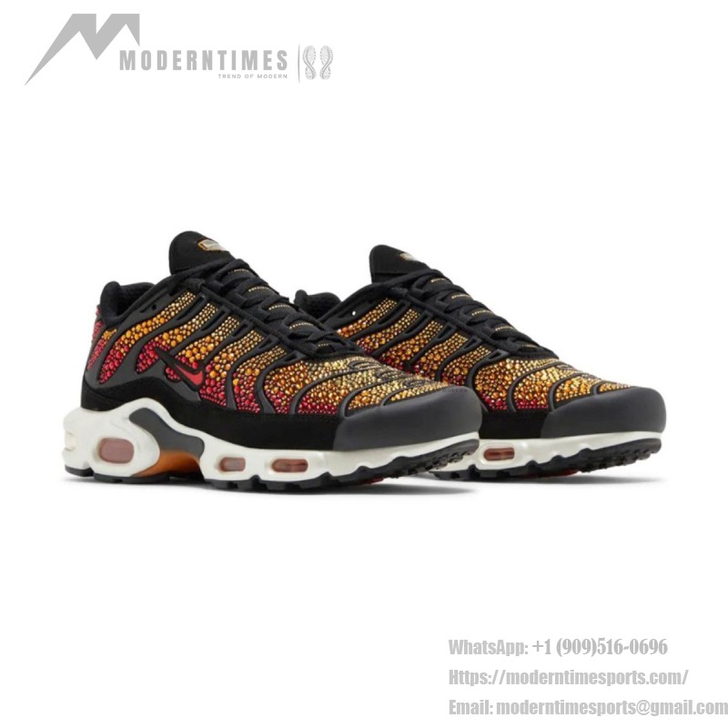 Swarovski x Nike Air Max Plus Sunset FZ9042-001 gradient reflective TN sneakers