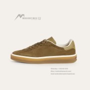 Loro Piana Tennis Walk Sneaker FAO1547-511Z Men – Tundra Green Suede Luxury Casual Shoes