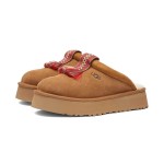 UGG Damen Tazzle Hausschuhe Kastanienbraun 1152677 - Lammfell-Plattformpantoffeln