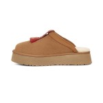 UGG Damen Tazzle Hausschuhe Kastanienbraun 1152677 - Lammfell-Plattformpantoffeln