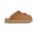 UGG Damen Tazzle Hausschuhe Kastanienbraun 1152677 - Lammfell-Plattformpantoffeln