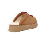 UGG Damen Tazzle Hausschuhe Kastanienbraun 1152677 - Lammfell-Plattformpantoffeln