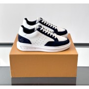Louis Vuitton Trainer 2.0 White & Navy Blue Casual Sneakers | Luxury Fashion for Men & Women