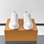 Louis Vuitton Trainer 2.0 White Leather Sneakers Louis Vuitton Trainer 2.0 White Leather Sneakers Front View