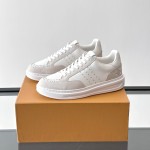 Louis Vuitton Trainer 2.0 White Leather Sneakers Louis Vuitton Trainer 2.0 White Leather Sneakers Front View