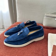Loro Piana Summer Charms Walk Loafer FAE5444-W13O Blue Fluorite Women's Comfort Flats | Luxury Designer Loafers