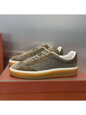 Loro Piana Tennis Walk Sneaker FAP8014-A0JY | Unisex Beige Luxury Comfort Shoes