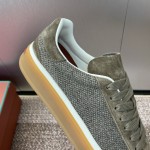 Loro Piana Tennis Walk Sneaker FAP8014-A0JY Beige Unisex Sneakers Loro Piana Tennis Walk Sneaker FAP8014-A0JY Beige Unisex Luxury Sneakers with Cash Silk Fabric